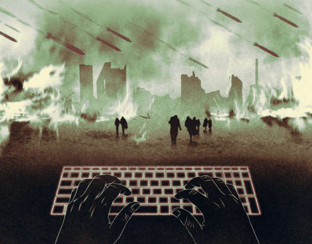 Isabel Seliger Süddeutsche Zeitung Krieg Illustration