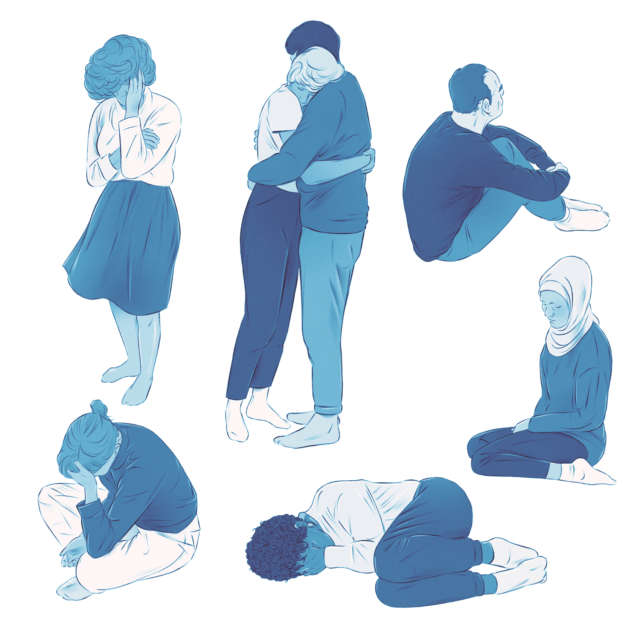 NY Times Biology Of Grief Illustration Isabel Seliger