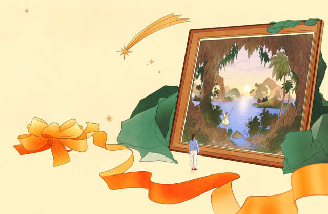 Stuttgarter Zeitung Magazin Schenken Illustration by Isabel Seliger Aufmacher