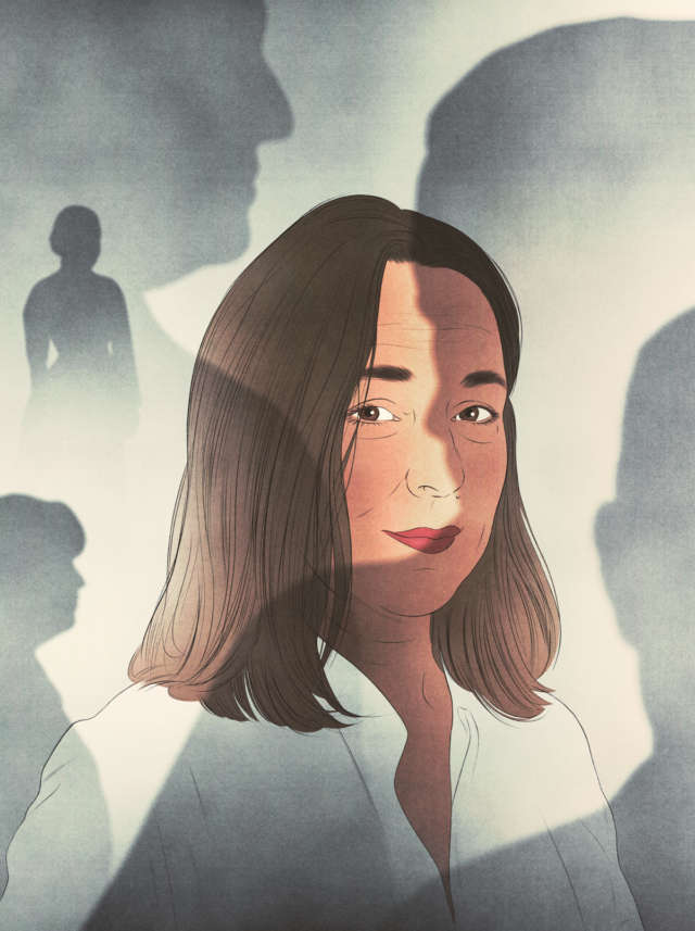 The New Republic Lorrie Moore Portrait by Isabel Seliger