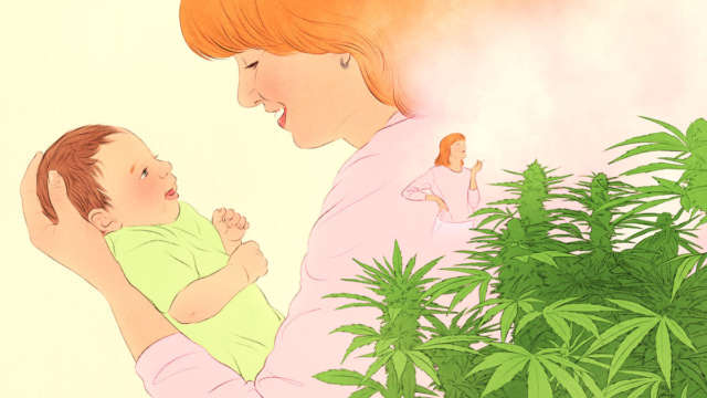 The Atlantic The Moms Who Smoke Weed To Parent Illustration By Isabel Seliger